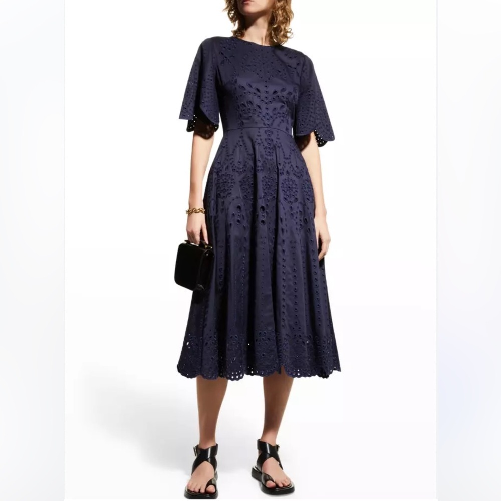 JASON WU Collection Eyelet MIDI Dress • S